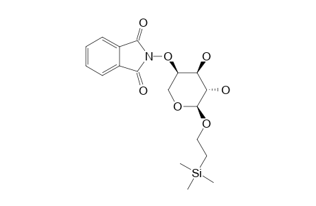2'-TRIMETHYLSILYLETHYL-4-O-(N-PHTHALIMIDO)-ALPHA-L-ARABINOPYRANOSIDE