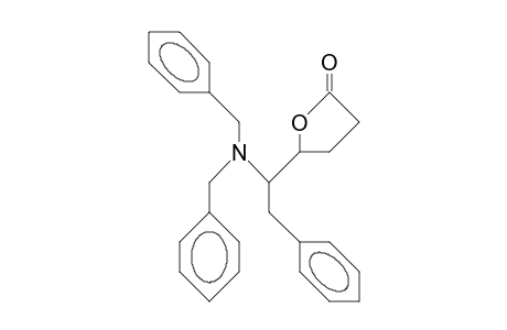 (5R)-5-(<1S>-1-<N,N-Dibenzylamino>-2-phenyl-ethyl)-dihydro-furan-2(3H)-one