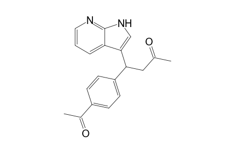 4-(4-Acetylphenyl)-4-(1H-pyrrolo[2,3-b]pyridin-3-yl)butan-2-one