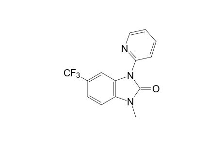 1-methyl-3-(2-pyridyl)-5-(trifluoromethyl)-2-benzimidazolinone
