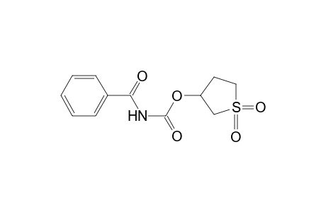 Benzoylcarbamic acid, 1,1-dioxotetrahydro-1.lambda.(6)-thiophen-3-yl ester