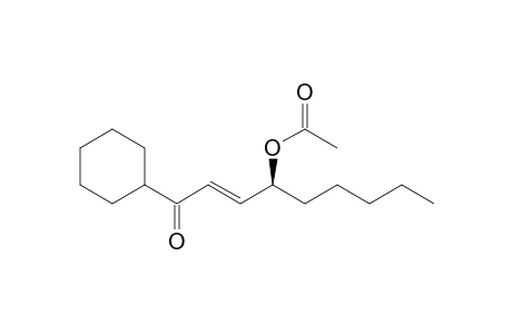 (S)-4-Acetoxy-1-cyclohexyl-2-nonen-1-one