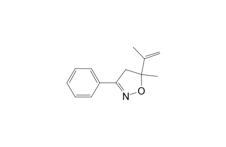 Isoxazole, 4,5-dihydro-5-methyl-5-(1-methylethenyl)-3-phenyl-