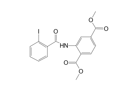 Dimethyl 2-[(2-iodobenzoyl)amino]terephthalate