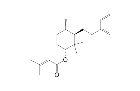 (1R,3R)-2,2-Dimethyl-3-(3-methylene-pent-4-en-1-yl)-4-methylenecyclohexyl 3-Methylbut-2-enoate