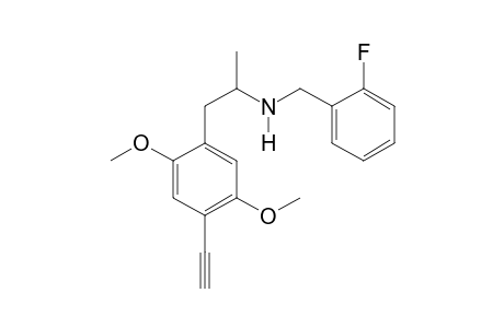 N-(2-Fluorobenzyl)-2,5-dimethoxy-4-ethinyl-amphetamine