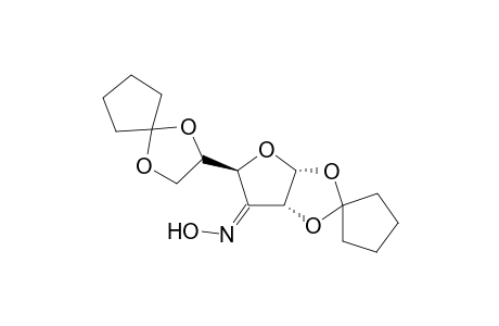 .alpha.-D-ribo-Hexofuranos-3-ulose, 1,2:5,6-di-O-cyclopentylidene-, oxime, (E)-