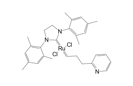 Dichloro[1,3-bis(2,4,6-trimethylphenyl)-2-imidazolidinylidene][3-(2-pyridinyl)propylidene]ruthenium(II)