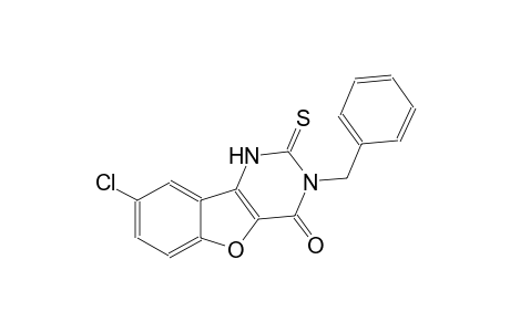 benzofuro[3,2-d]pyrimidin-4(1H)-one, 8-chloro-2,3-dihydro-3-(phenylmethyl)-2-thioxo-