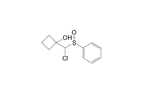 1-[Chloro(phenylsulfinyl)methyl]cyclobutanol