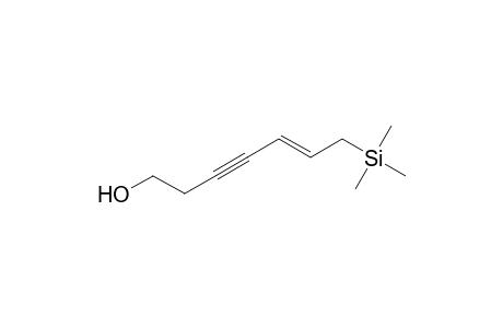 7-(Trimethylsilylmethyl)hept-3-yn-5-en-1-ol
