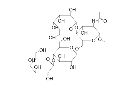 METHYL 2-ACETAMIDO-2-DEOXY-4-O-(BETA-D-GALACTOPYRANOSYL)-6-O-[3-O-(BETA-D-GALACTOPYRANOSYL)-BETA-D-GLUCOPYRANOSYL]-BETA-D-GLUCOPYRANOSIDE