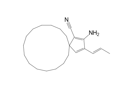 (E)-2-Amino-3-(propenyl)spiro[4.14]nonadeca-1,3-diene-1-carbonitrile