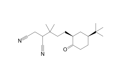 (cis)-2-(4-(5-(tert-Butyl)-2-oxocyclohexyl)-2-methylbutan-2-yl)succinonitrile