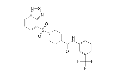 1-(2,1,3-benzothiadiazol-4-ylsulfonyl)-N-[3-(trifluoromethyl)phenyl]-4-piperidinecarboxamide