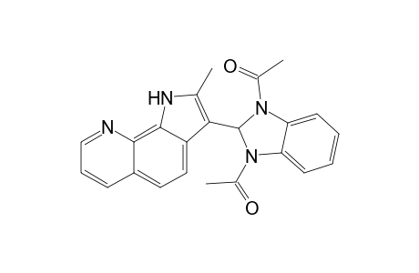1-[3-acetyl-2-(2-methyl-1H-pyrrolo[3,2-h]quinolin-3-yl)-2H-benzimidazol-1-yl]ethanone