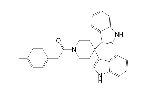 1H-indole, 3-[1-[(4-fluorophenyl)acetyl]-4-(1H-indol-3-yl)-4-piperidinyl]-