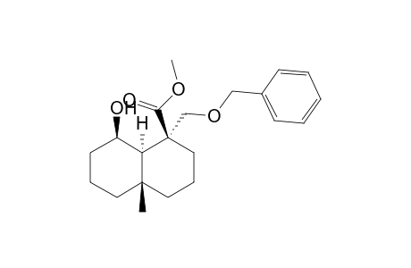 Methyl (1R*,2S*,6R*,10R*)-2-(Benzyloxymethyl)-10-hydroxy-6-methylbicyclo[4.4.0]decan-2-carboxylate