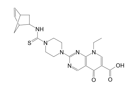 2-{4-[(bicyclo[2.2.1]hept-5-en-2-ylamino)carbothioyl]-1-piperazinyl}-8-ethyl-5-oxo-5,8-dihydropyrido[2,3-d]pyrimidine-6-carboxylic acid
