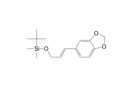 [(E)-3-(1,3-benzodioxol-5-yl)allyloxy]-tert-butyl-dimethyl-silane