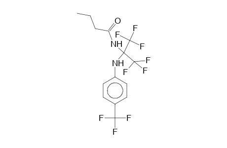 N-[1,1,1,3,3,3-hexafluoro-2-[4-(trifluoromethyl)anilino]propan-2-yl]butanamide