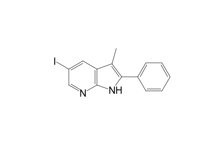 5-Iodo-3-methyl-2-phenyl-1H-pyrrolo[2,3-b]pyridine