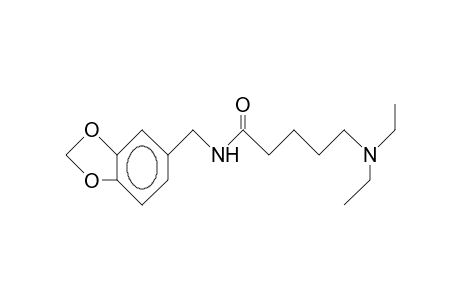 5-Diethylamino-N-(3,4-methylenedioxy-benzyl)-pentanamide