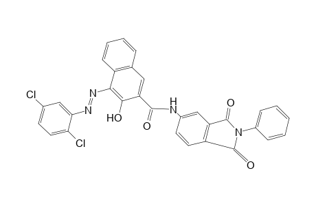 4-[(2,5-DICHLOROPHENYL)AZO]-N-(1,3-DIOXO-2-PHENYL-5-ISOINDOLINYL)-3-HYDROXY-2-NAPHTHAMIDE