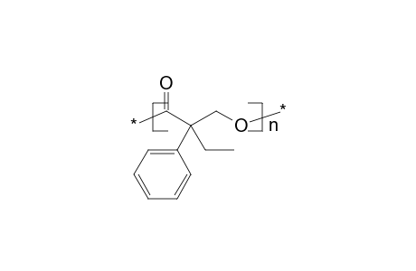 Poly(alpha-ethyl-alpha-phenyl-beta-propiolactone), (d,l)