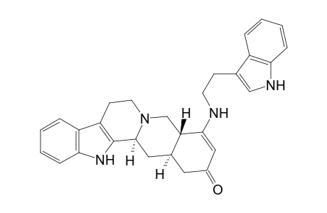19-[2-(3-Indolyl)ethylamino]-l6-desmethoxycarbonyl-18,19-dehydroyohimbine