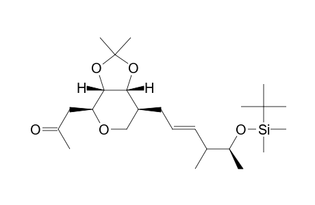 [3aS-[3a.alpha.,4.alpha.,7a.alpha.,7.alpha.(2E,4S*,5R*)]]-3-[tetrahydro-2,2-dimethyl-7-[5-[[(1,1-dimethylethyl)dimethylsilyl]oxy]-4-methyl-2-hexenyl]-4H-1,3-dioxolo[4,5-c]pyran-4-yl]-2-propanone