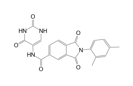 1H-isoindole-5-carboxamide, 2-(2,4-dimethylphenyl)-2,3-dihydro-1,3-dioxo-N-(1,2,3,4-tetrahydro-2,4-dioxo-5-pyrimidinyl)-