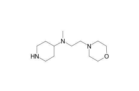 4-morpholineethanamine, N-methyl-N-(4-piperidinyl)-