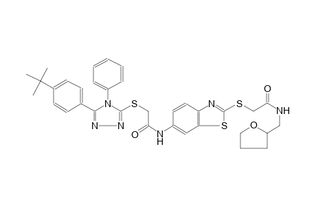 acetamide, 2-[[5-[4-(1,1-dimethylethyl)phenyl]-4-phenyl-4H-1,2,4-triazol-3-yl]thio]-N-[2-[[2-oxo-2-[[(tetrahydro-2-
