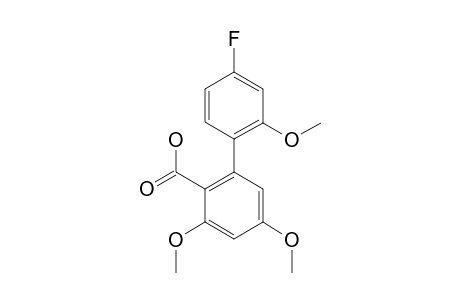 2,4-DIMETHOXY-6-(4-FLUORO-2-METHOXYPHENYL)-BENZOIC_ACID