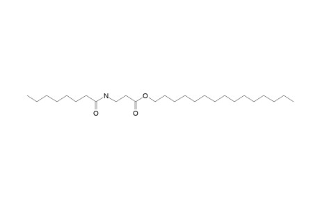 .beta.-Alanine, N-capryloyl-, pentadecyl ester