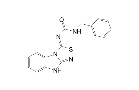 3-(Benzylcarmoylimino)-3H,9H-[1,2,4]thiadiazolo[4,3-a]benzimidazole