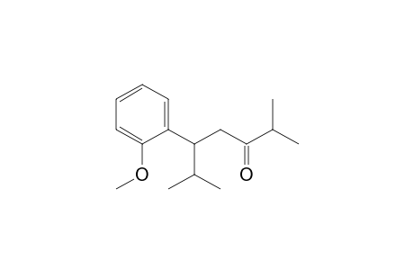 3-Heptanone, 5-(2-methoxyphenyl)-2,6-dimethyl-, (+)-