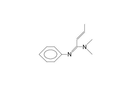 (E)-N1,N1-Dimethyl-N2-phenyl-crotonamidine