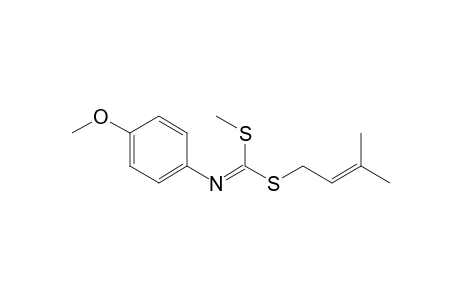 3-Methylbut-2-en-1-yl Methyl N-(4-methoxyphenyl)dithiocarbonimidate