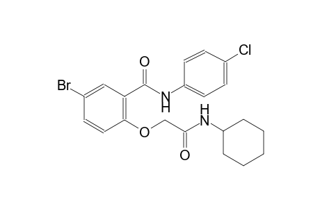5-Bromanyl-N-(4-chlorophenyl)-2-[2-(cyclohexylamino)-2-oxidanylidene-ethoxy]benzamide