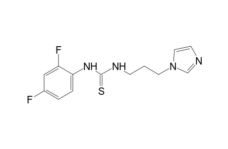 1-(2,4-difluorophenyl)-3-[3-(imidazol-1-yl)propyl]-2-thiourea