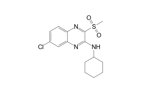 2-Cycloexylamino-3-methylsulfonyl-7-chloroquinoxaline