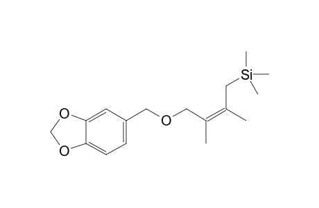 [(Z)-4-(1,3-benzodioxol-5-ylmethoxy)-2,3-dimethyl-but-2-enyl]-trimethyl-silane