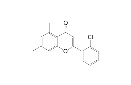 2-(2-Chlorophenyl)-5,7-dimethyl-4H-chromen-4-one