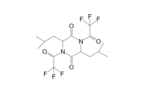 1,4-Bis(trifluoroacetyl)-3,6-bis(2-methylpropyl)-2,5-diketopiperazine