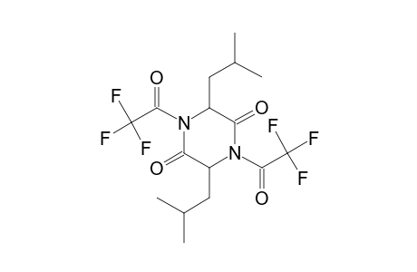 1,4-Bis(trifluoroacetyl)-3,6-bis(2-methylpropyl)-2,5-diketopiperazine