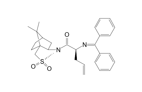 (2R)-N-[(2S)-2-((Diphenylmethylidene)amino)-4-penten-1-oyl]bornane-10,2-sultam