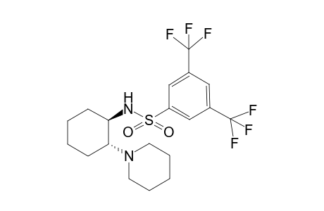 N-[(1S,2S)-2-(Piperidin-1-yl)cyclohexyl]3,5-bis(trifluoromethyl)benzenesulfonamid