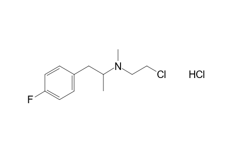 N-(2-chloroethyl)-N,alpha-dimethyl-p-fluorophenethylamine, hydrochloride